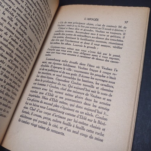 Vauban, Daniel Halevy -1924 French Paperback -Ex libris Copy