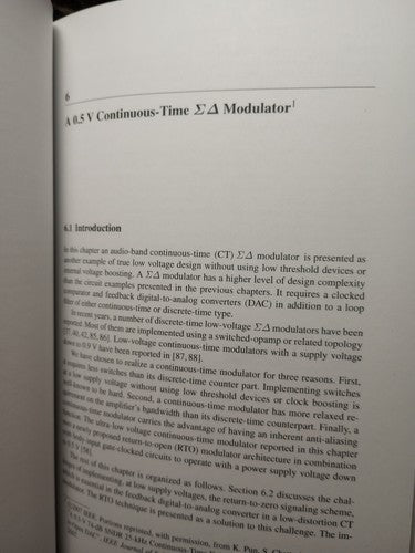 Analog Circuit Design Techniques at 0.5V, Hardcover by Chatterjee, Shouri; Pu...