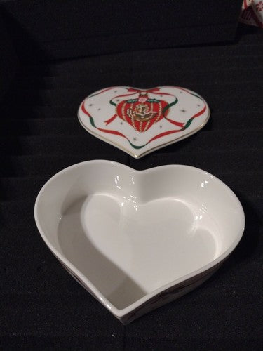 Bone china Candy Dish, Christmas Theme  By Christopher Stuart