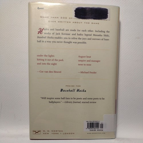 Baseball Haiku: The Best Haiku Ever Written about the Game by Nanae Tamura -2007
