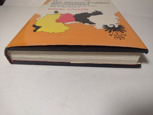 The German Problem Reconsidered by David Calleo -1978 -Hardcover -German History