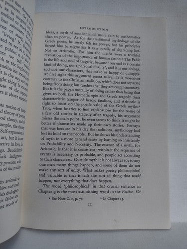 Aristotle On The Art Of Fiction: English Translation Of The Poetics, L. J. Potts
