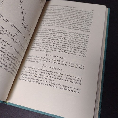 Turbulent Transfer in the Lower Atmosphere by C. H. B. Priestly -HC 1968 3rd Imp