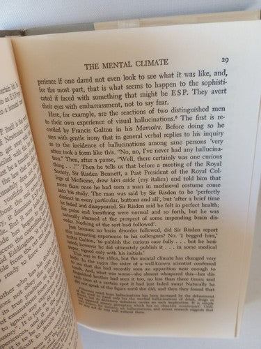 Rosalind Heywood ESP : A PERSONAL MEMOIR  Book Club Edition HCwDJ