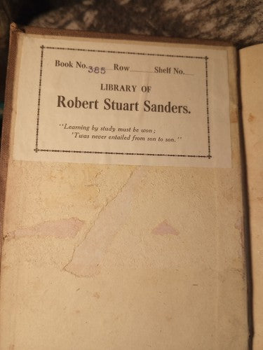 A Call to the Unconverted by Richard Baxter, With Essay by T. Chalmers Exlibris