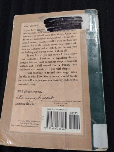 The Wide Window by Lemony Snicket