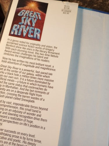 Great Sky River by Gregory Benford (1987, HC) First Edition SIGNED Authors Copy