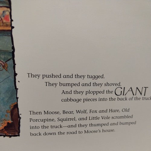 Paws IV Ser.: The Giant Cabbage : An Alaska Folktale by Cherie Stihler (2003, T…