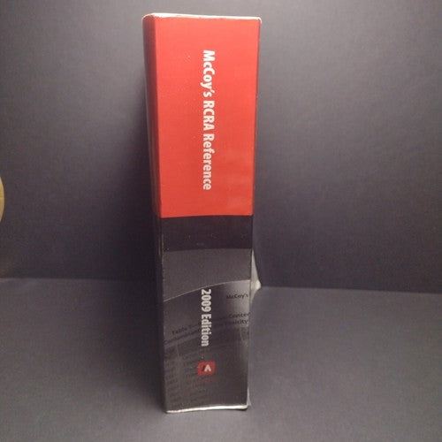 McCoy's RCRA Reference 2009 Edition -Softcover Reference Book