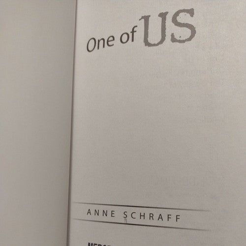 Urban Underground Ser.: One of Us by Anne Schraff (2010, Trade Paperback, Unabr…