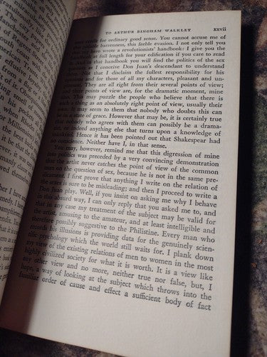 Man and Superman by George Bernard Shaw -1962 -Vintage Paperback -Classic Lit