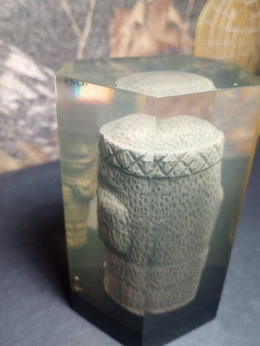 Columbian Figure In Resin