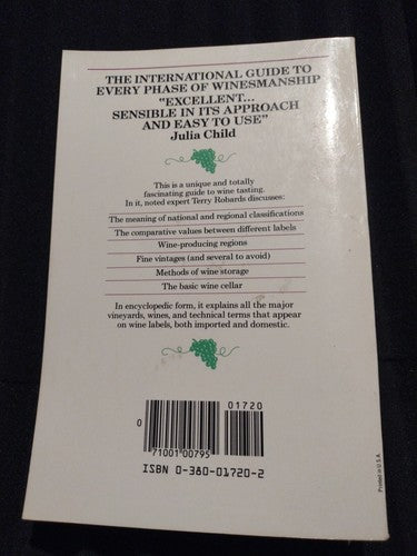 NYT The New York Times Book of Wine by Terry Robards 1977 - Paperback - Vintage