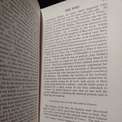 Chaucer, By George H. Cowling HC book