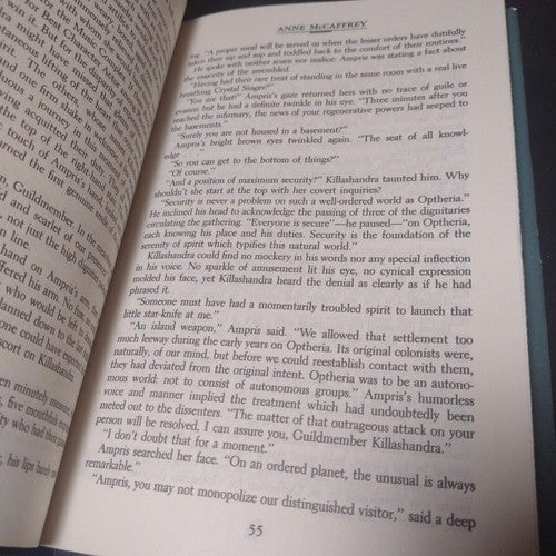 Killshandra by Anne McCaffrey -Hardcover -1985 -Book Club Edition -Science Fic.