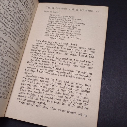 Aucassin & Nicolette and Other Mediaeval Romances -For Rebind -1919 Reprinting