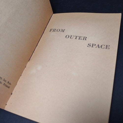 From Outer Space by Hal Clement -Paperback -1950 -Vintage Science Fiction