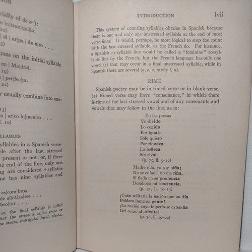 Modern Spanish Lyrics by Elijah Hills and S. Morley -1913 -HC no DJ -1st Ed