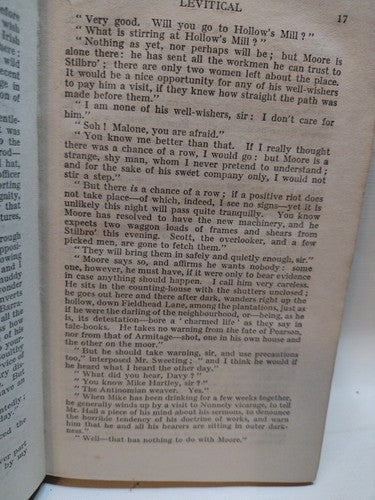 SHIRLEY: A TALE by Charlotte Brontë -1908 -SC -ExLibris -Romace -Classic Lit.