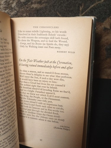 THE PENGUIN BOOK OF RESTORATION VERSE - PENGUIN - Harold Love 1968 HCwDJ