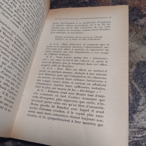 Letters to Two Friends by Claude Debussy -Vintage Paperback -French -1942