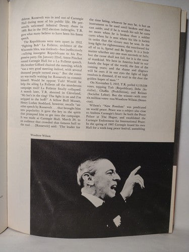 Portrait of Carnegie Hall by Theodore Cron -1963 -HCwDJ -ExLibrary -1st Print