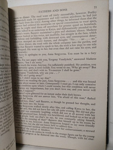 The Best Known Works of Ivan Turgenev-HCnoDJ -Circa 1900's