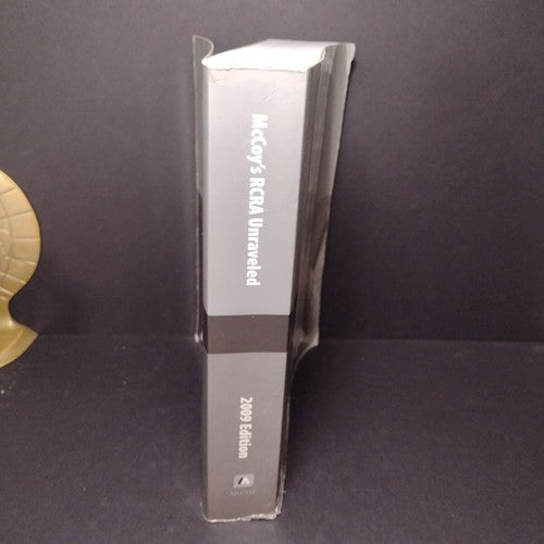McCoy's RCRA Unraveled 2009 Edition -Paperback Ex Libris Pre-Owned