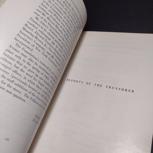 John Simon Guggenheim Memorial Foundation 1963 and 1964 Reports of the President