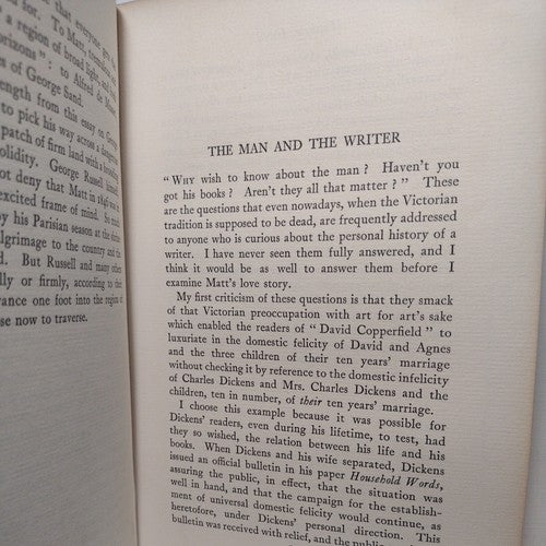 Matthew Arnold by Hugh Kingsmill -1928 -HC no DJ -Ex Libris -Literature