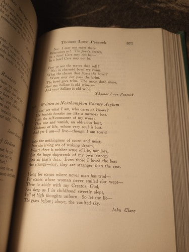 The Golden Treasury  By Francis T. Palgrave 1929 2nd Edition