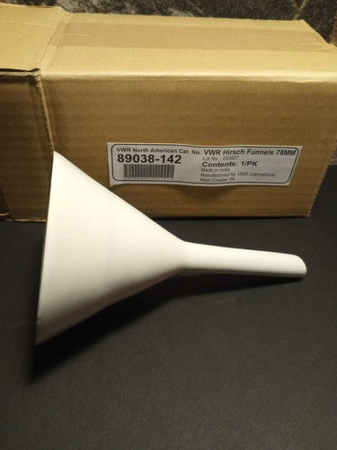 Hirsch Ceramic Funnel 78mm 89038-142 New in Box vwr