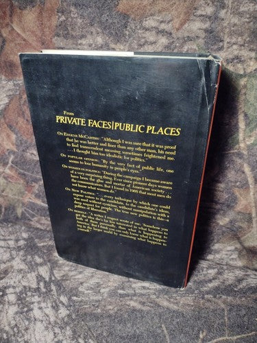 Private Faces Public Places by Abigail McCarthy -1972 -Hardcover -Biography