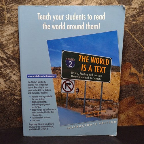 The World Is A Text by Jonathan Silverman Instructor's Edition -Paperback 2006