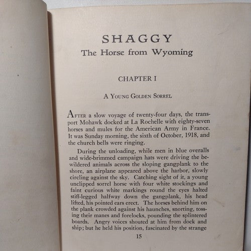 Shaggy The Horse from Wyoming by Russell Gordon Carter -1939 -HC no DJ -exLib