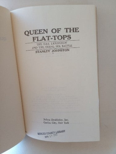 Queen of the Flat-Tops Specially Illustrated Edition Stanley Johnston 1979 WW2