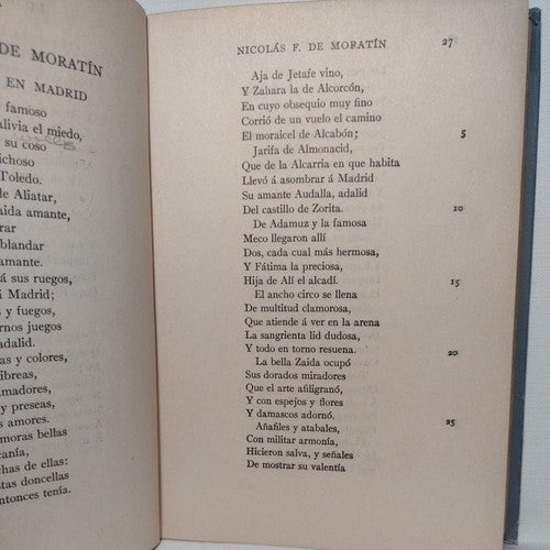 Modern Spanish Lyrics by Elijah Hills and S. Morley -1913 -HC no DJ -1st Ed