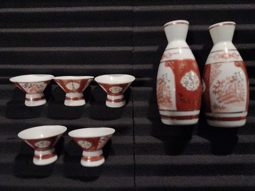 Saki Set,  Vintage Matsubara  7 Pc Set