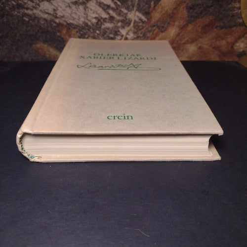 Olerkiak Xabier Lizardi, Xabier Lizardi -Hardcover -1983 -Basque Poetry