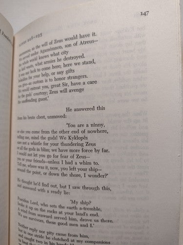 The Odyssey By Homer -1961 -HCnoDJ -Doubleday -Literary Classics