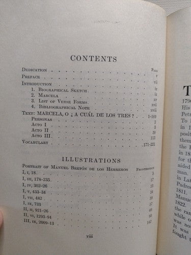 Marcela O¿ A Cuál De Los Tres? Bretón De Los Herreros, Manuel Herreros -1922 HC