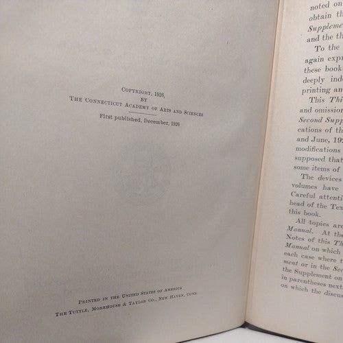 A Manual Of Middle English, 1050-1400 By John Wells -3rd & 4th Supplement  1929