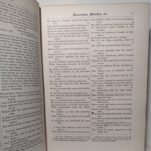 Wordsworth's Poetical Works Edited by Thomas Hutchinson 1908 - Oxford Edition HC