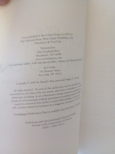 HC Book: 1st Ed One Christmas in Washington by Bercuson & Holyer Uncorrected Ed
