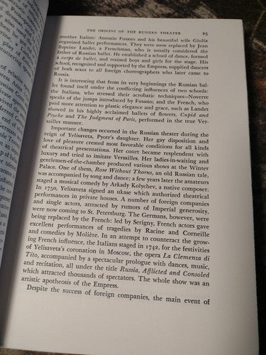 Russian Theater From The Empire To The Soviets By Marc Slonim -1961 -HcwDJ -1st