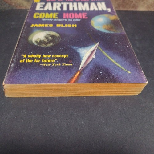 Earthman Come Home By James Blish -1st paperback edition -1955 -Science Fiction