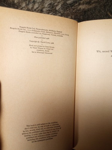 THE PENGUIN BOOK OF RESTORATION VERSE - PENGUIN - Harold Love 1968 HCwDJ
