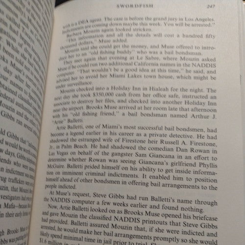 Swordfish : A Story of Ambition, Savagery and Betrayal by David McClintick -1993
