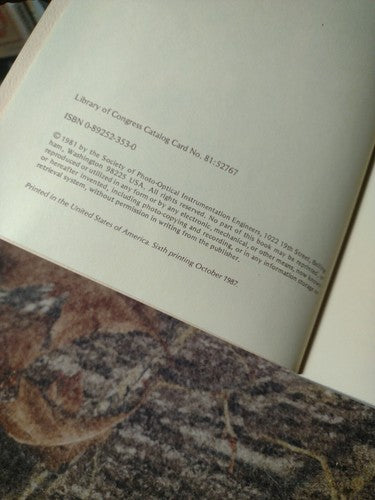 Optical Anecdotes by D.J. Lovell -Publisher Sample Copy -Paperback -Optics -1987