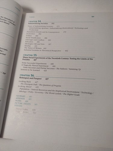 Human Societies: An Introduction to Macrosociology 7th Ed. by Gerhard Lenski -HC
